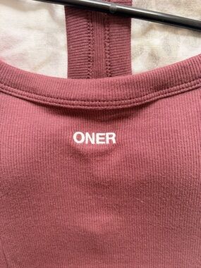 Oner Active Mellow Rib Racer Back Tank Top - Velvet Mocha